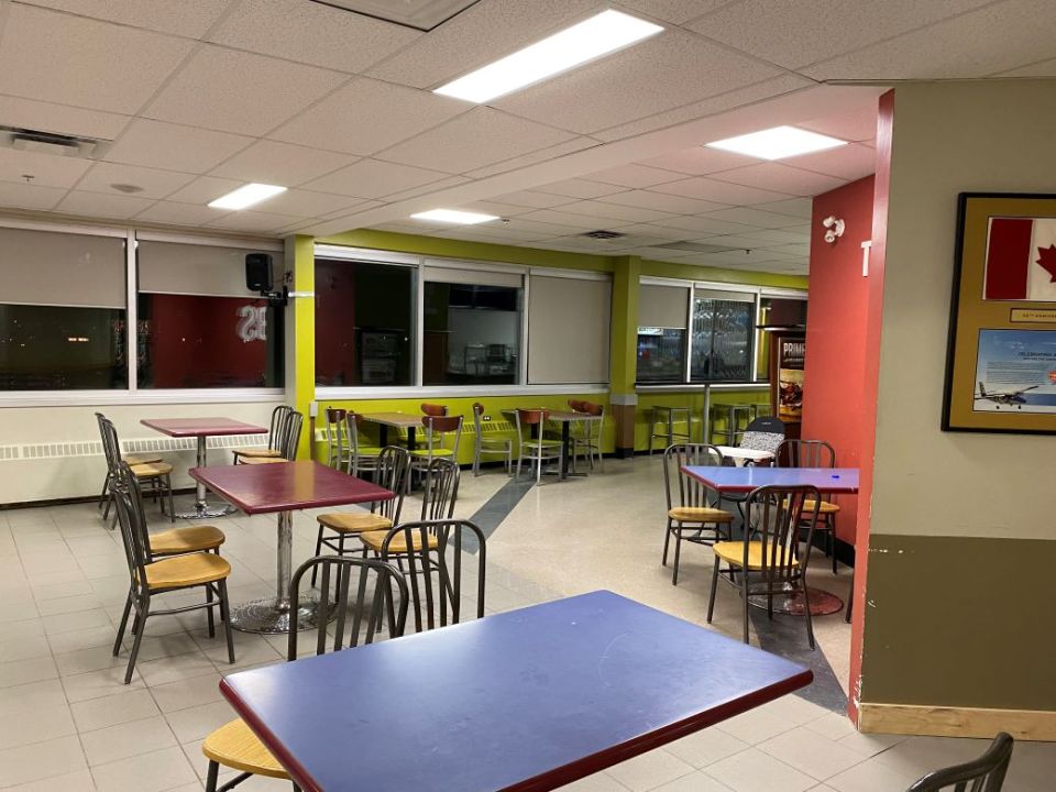 Yellowknife Airport's old seats. Photo: GNWT