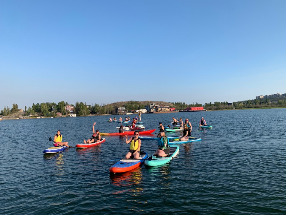 Physicians paddleboarding. Photo: Submitted