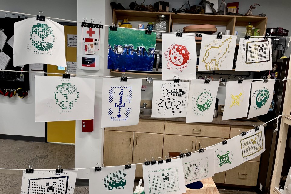 Artwork made during the camp. Photo: Submitted