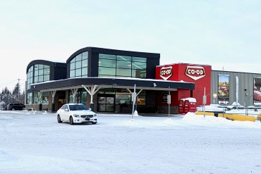 The Yellowknife Co-op in February 2023. Ollie Williams/Cabin Radio