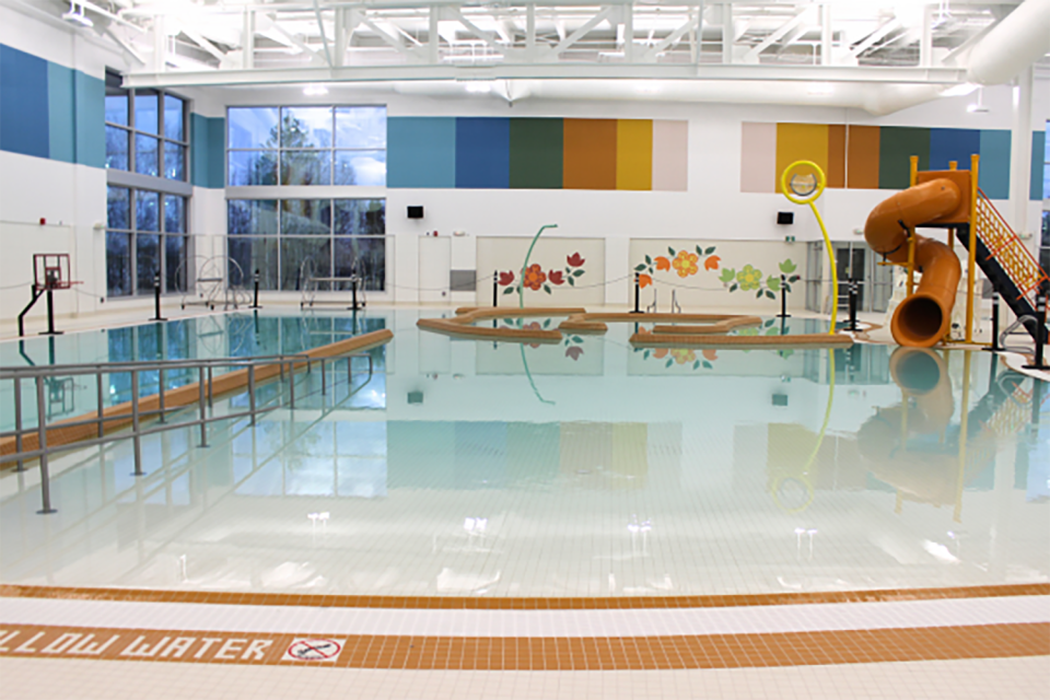 The aquatic centre's leisure pool. Photo: City of Yellowknife