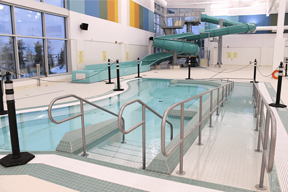 The therapy pool. Photo: City of Yellowknife