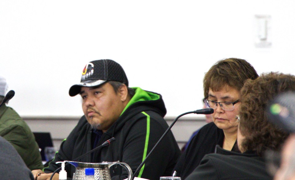 Acho Dene Koe Chief Eugene Hope. Emily Blake/Cabin Radio