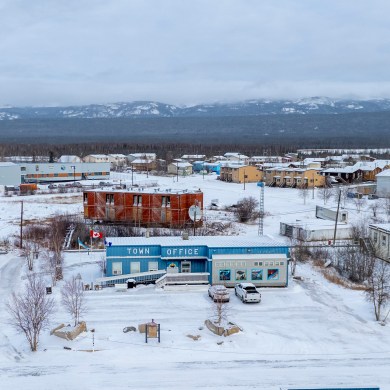 Norman Wells in late 2024. Andrew Goodwin/Cabin Radio