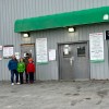 Jane Ann Swim and family outside The Bottle Shop. Photo: Submitted