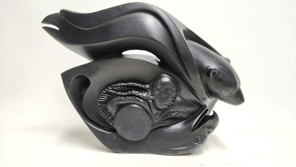 A carving by John Sabourin - from Leni Bonjour-Liss