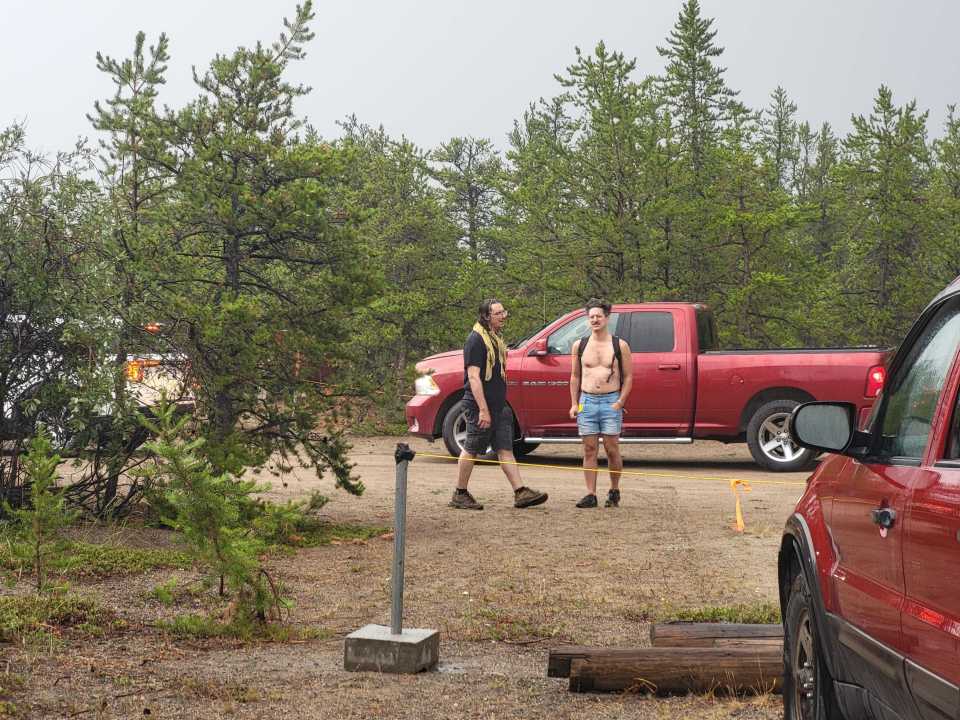 Not everyone was similarly dressed for the occasion. Serra Hamilton/Cabin Radio