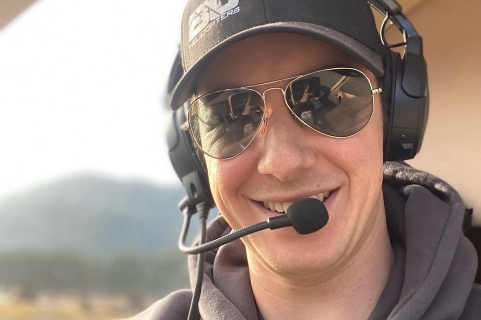 Joshua Patenaude in an image published by Great Slave Helicopters.