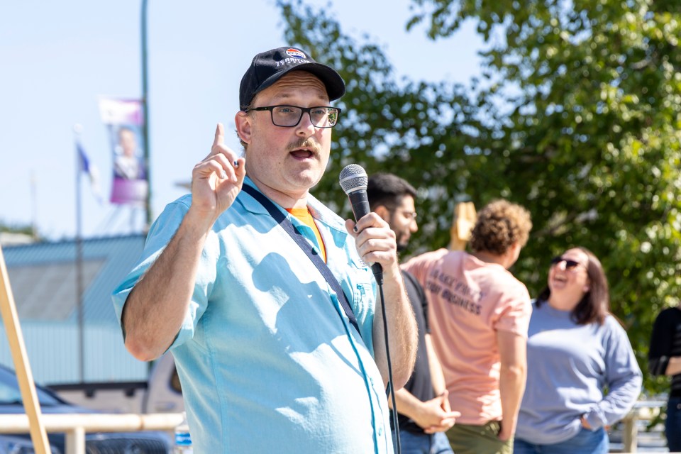 Kevin Tremblay, Hay Days festival coordinator. Ollie Williams/Cabin Radio