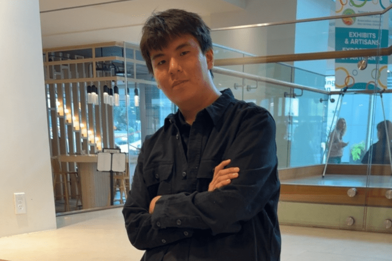 Damon McAllister is seen in a photo published by Uncle Gabe's Friendship Centre.