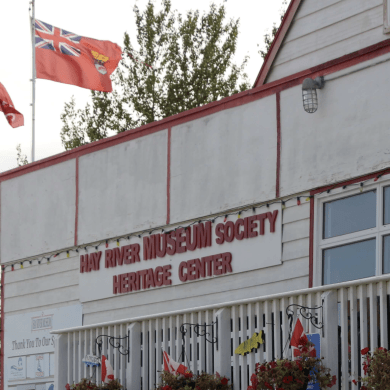 A photo of the Hay River Museum Society Heritage Centre from its website.
