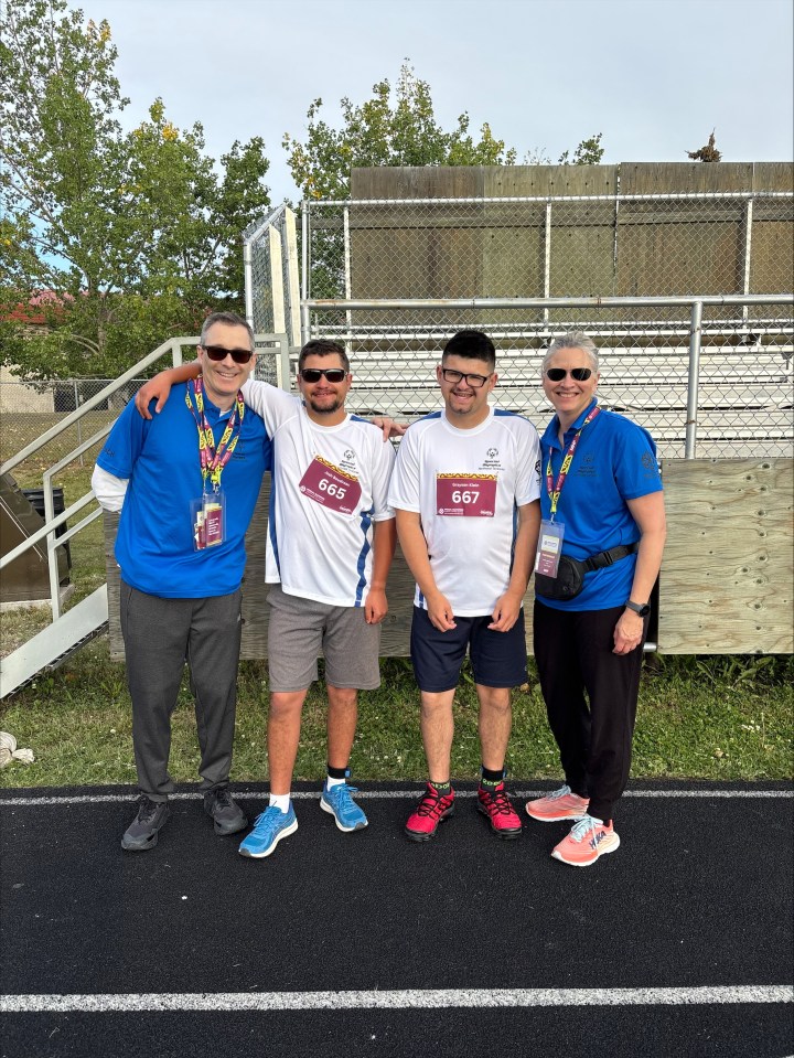From left to right: Trent Waterhouse, Josh Boudreau, Grayson Klein and Jennifer Waterhouse