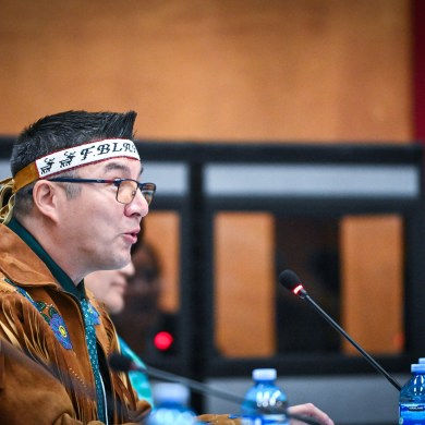 Grand Chief Frederick Blake Jr. Photo: Gwich'in Tribal Council