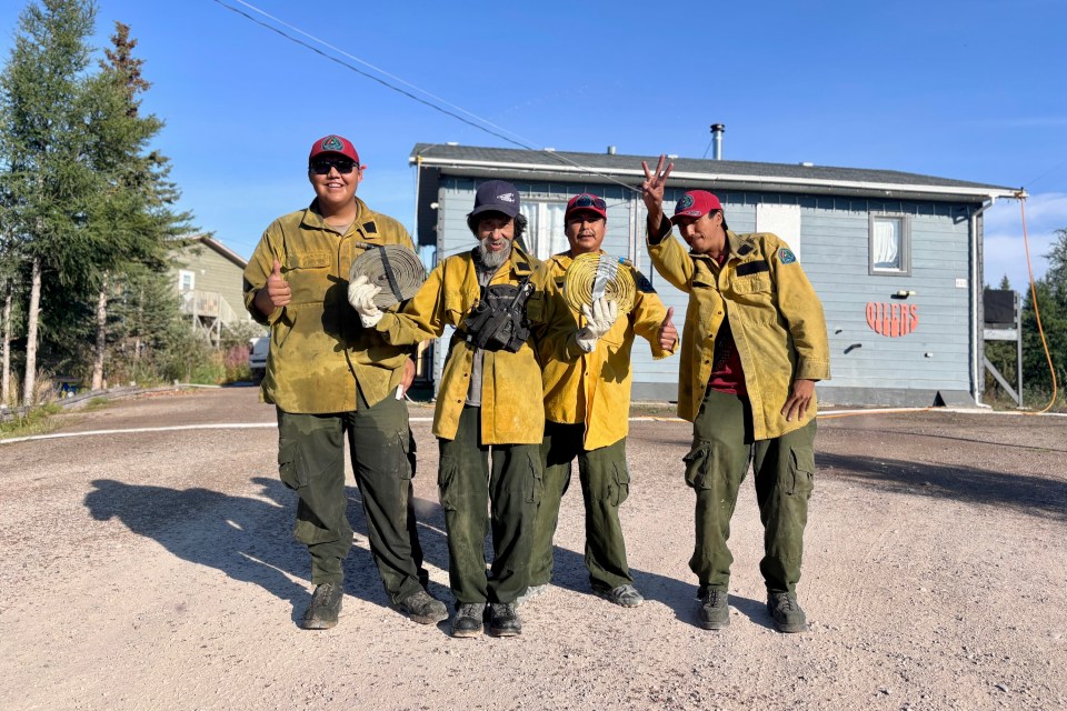 An NWT Fire crew in Whatì. Mike Westwick/GNWT
