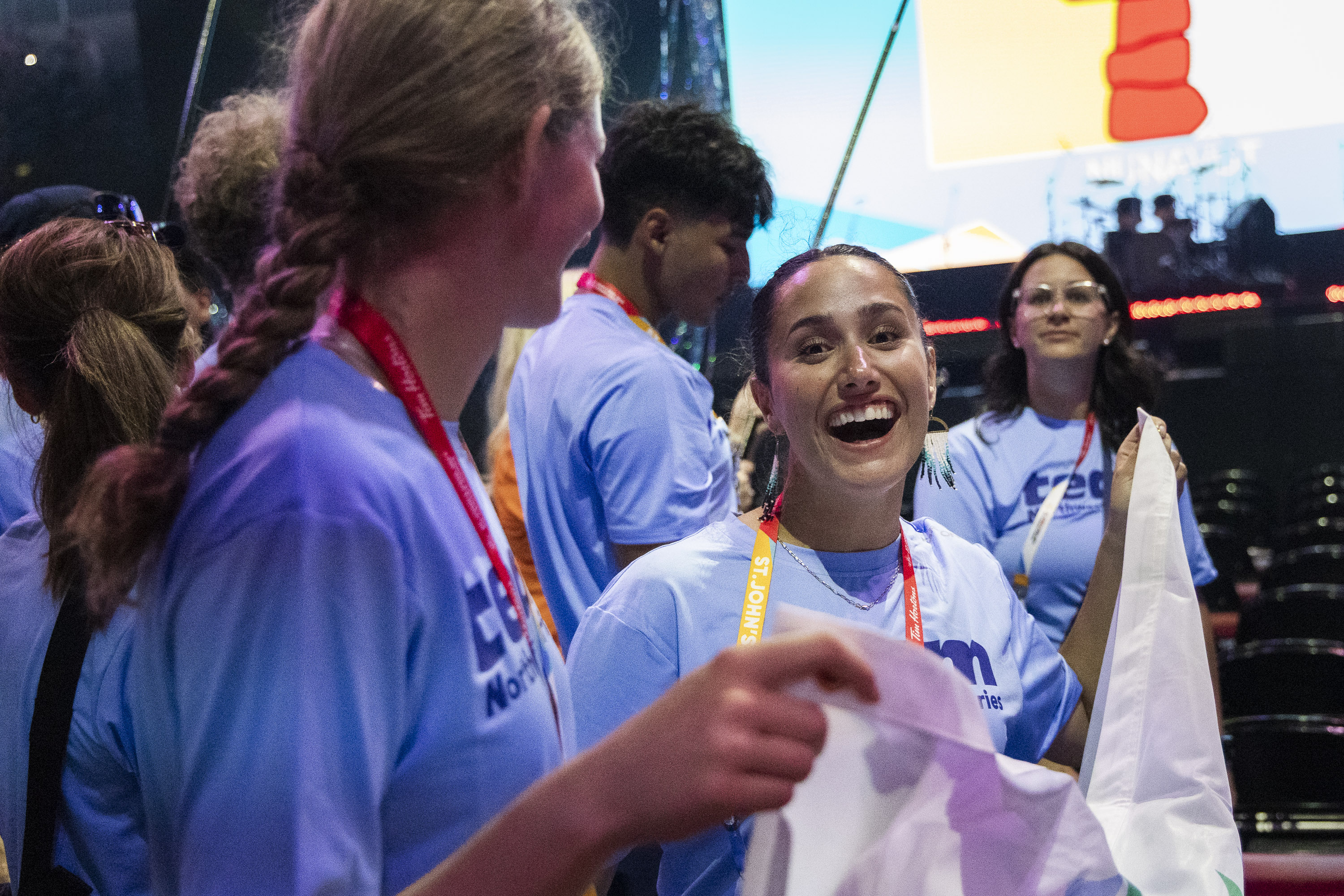 Athletes at the 2025 Canada Games opening ceremony. Ollie Williams/Team NT