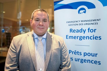 Communities minister Vince McKay during a meeting at the NWT legislature in February 2025. Aastha Sethi/Cabin Radio