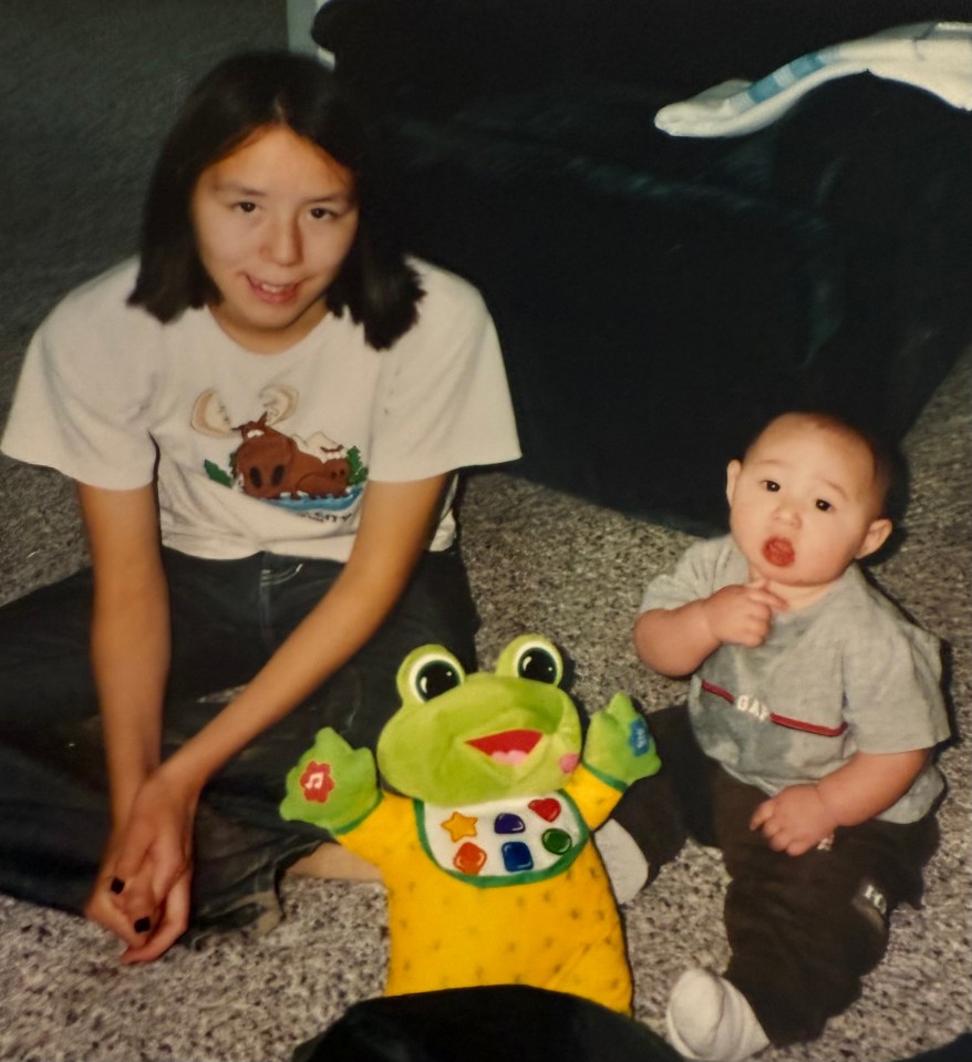 Tara Carpenter with Mahalia Yakeleya Newmark's brother, Michael Carpenter Newmark. Photo submitted by Mahalia Yakeleya Newmark