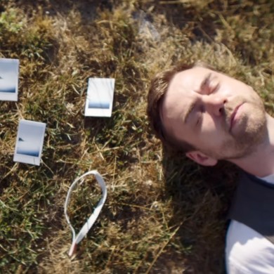 Chris Aitken as Michael Hunt in his comedy short Capture the Moment.