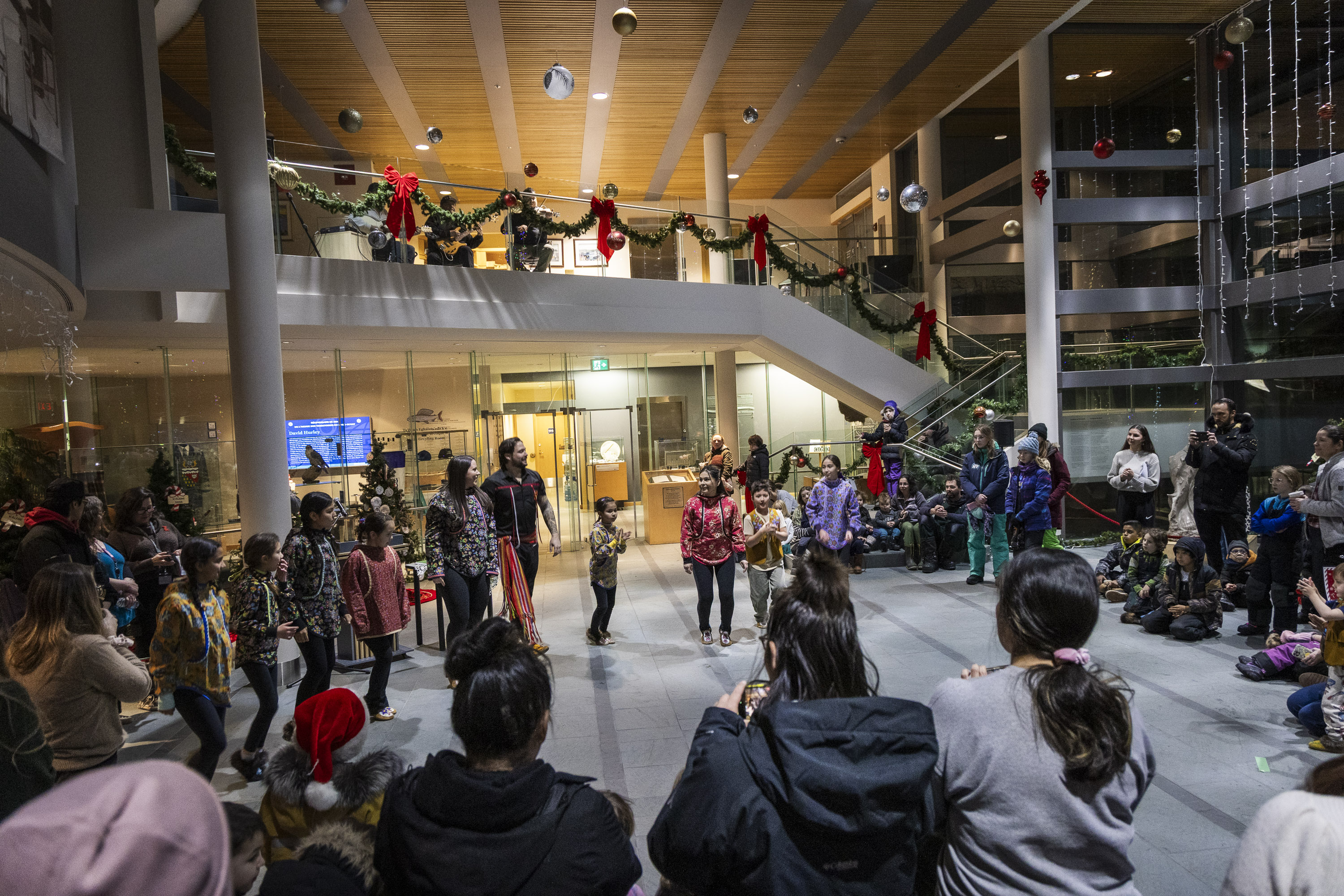 Jiggers entertained the legislature crowd. Ollie Williams/Cabin Radio