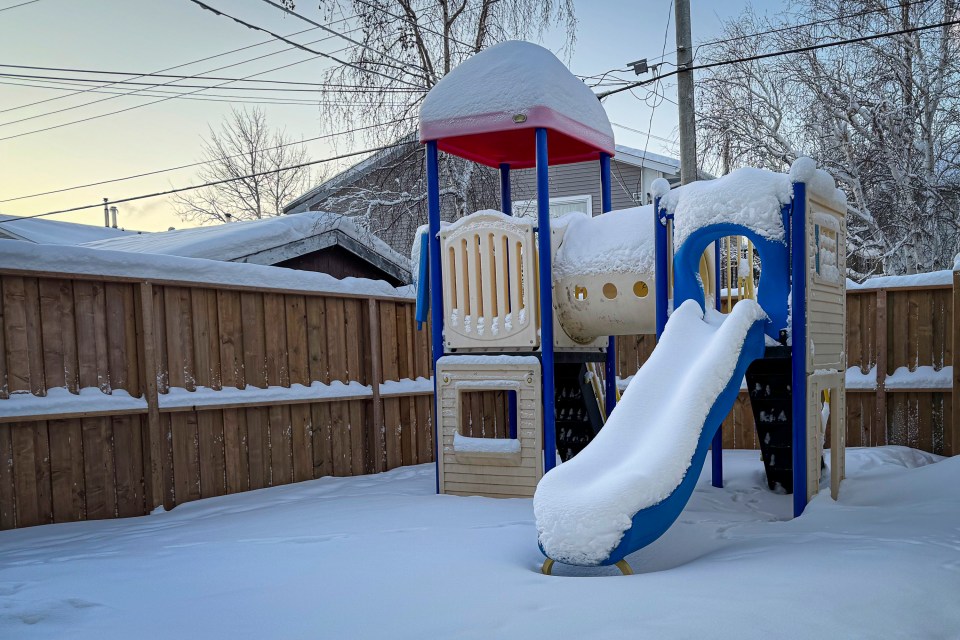 Playground equipment at La Taniére is seen in a submitted photo.
