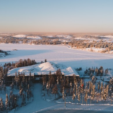 The NWT Legislative Assembly. Sarah Pruys/Cabin Radio
