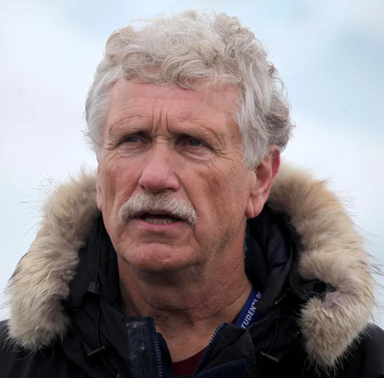 An image of Brendan Kelly published to the website of Search, the Study of Environmental Arctic Change at the University of Alaska.