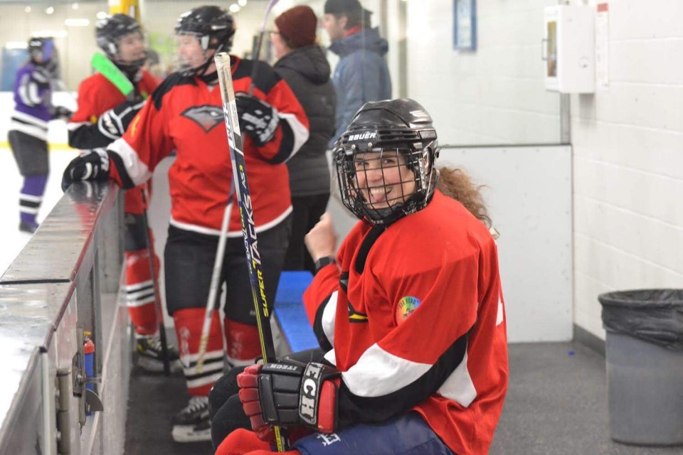 Parker in a Yellowknife Robins jersey. Photo: Submitted