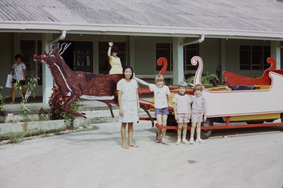 Juanita with the Krupa boys in the Philippines. Photo submitted by Rick Krupa