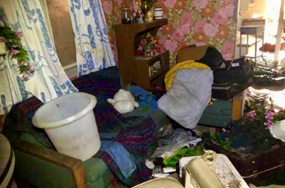 The interior of one cabin as shown in a KBL Environmental report prepared for the GNWT.