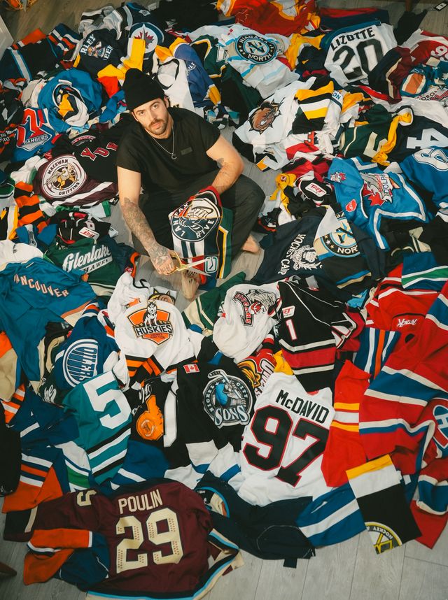 Cameron Lizotte, who created the Rogers jerseys.