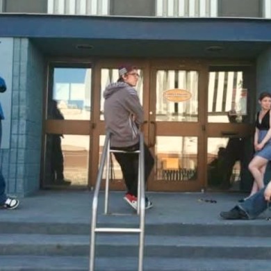 A photo of former Capitol Theatre crew members supplied by Kaitlin WhiteKeyes.