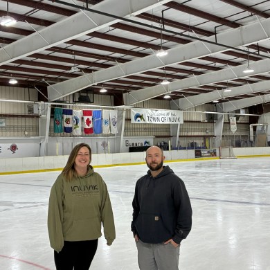 A submitted photo of Trace Bozarth, right, and Lori-Leigh Joy.