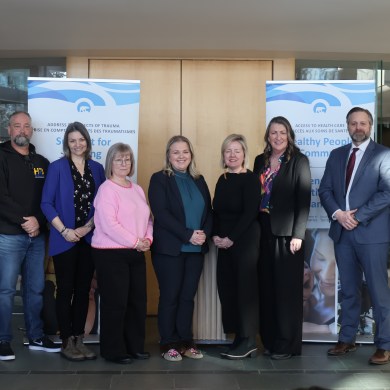 Representatives of groups involved in the new Home Base Stabilization Education Program. Aastha Sethi/Cabin Radio