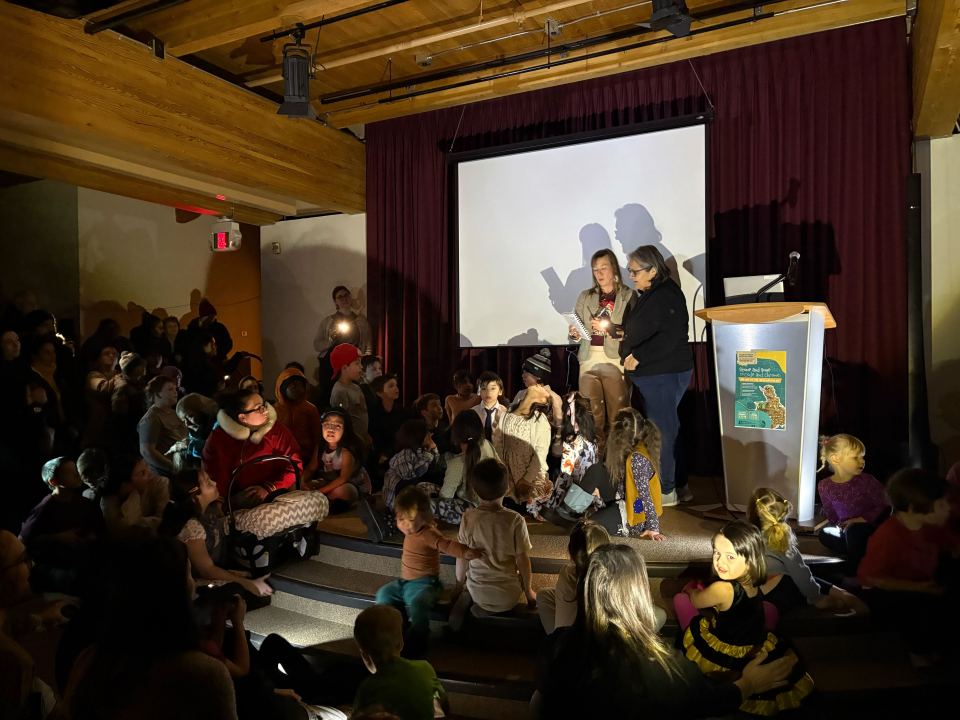 The grand opening takes place in the dark. Jasmine Nasogaluak/Cabin Radio