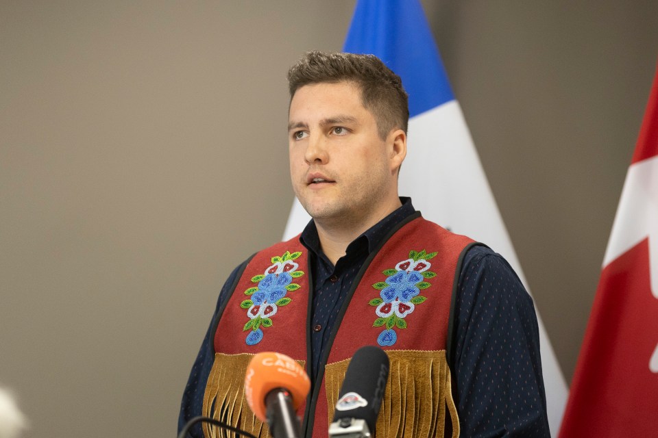 North Slave Métis Alliance vice-president Alan Harman Jr. Ollie Williams/Cabin Radio