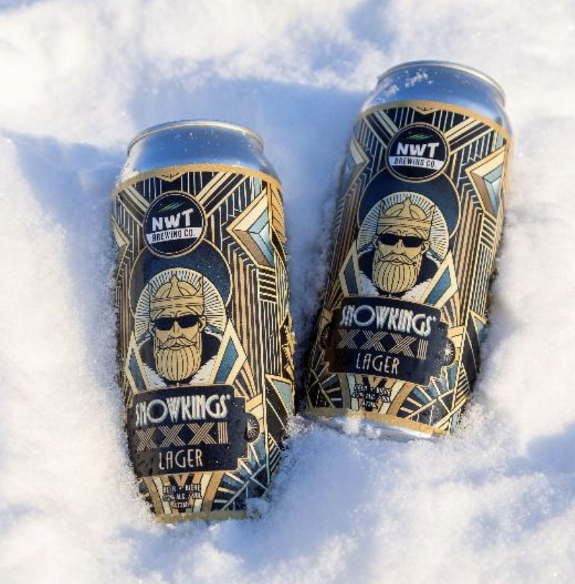 The label for Snowkings' XXXI Lager. Photo: Snowkings' Winter Festival