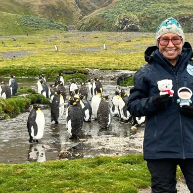 A submitted photo of Geela Qaqqasiq from the 2026 Sea Women Expedition.