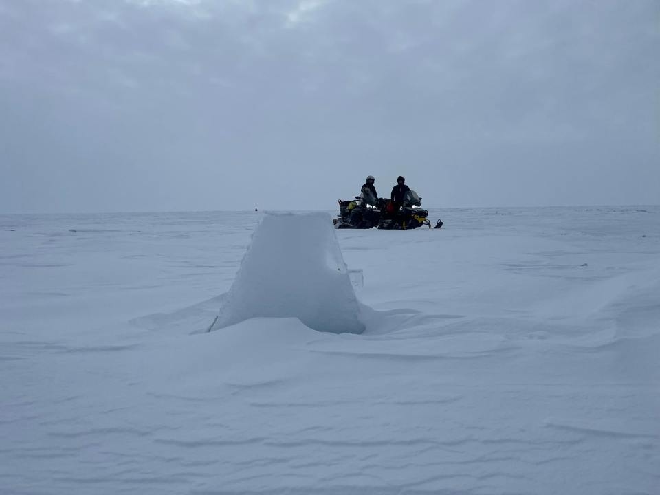 Mills compared Great Slave Lake to "the ocean." Photo submitted by Stephen Mills
