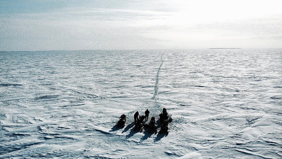 The group on Great Slave Lake. Photo submitted by Stephen Mills