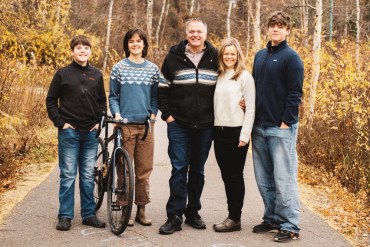 Kira Young and family. Photo: Angela Gzowski