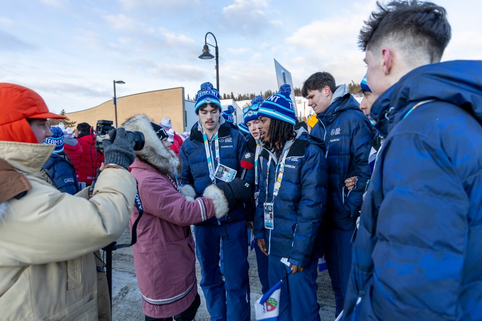 The opening ceremony was broadcast live and is a big draw for circumpolar media. Ollie Williams/Team NT