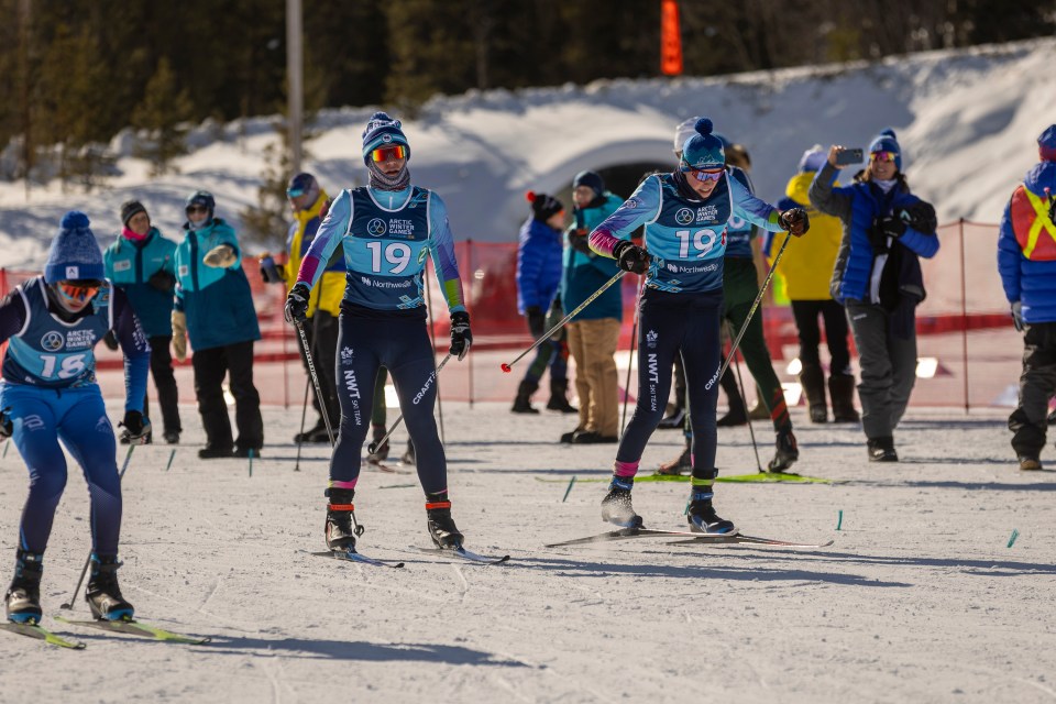 Team NT won three bronze ulus in cross-country skiing's team sprints. Ollie Williams/Team NT