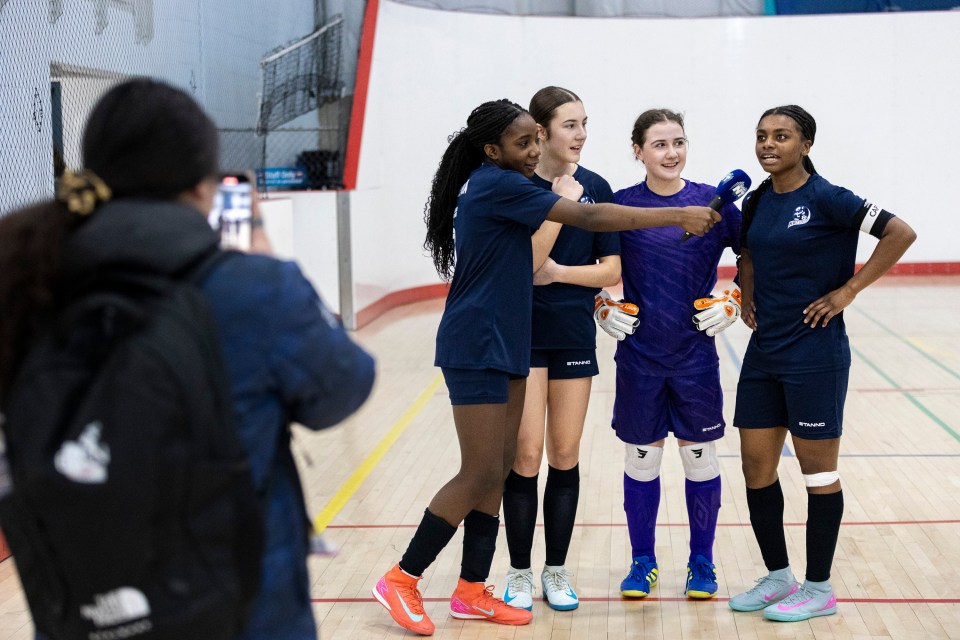 A post-game interview. Ollie Williams/Team NT
