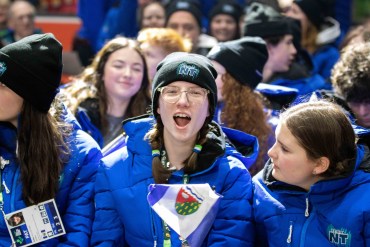 Team NT participants at the 2023 Canada Winter Games. Photo: Team NT