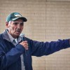Elder Joe Rabesca, a key speaker at the Nico mine public hearing, is pictured in a file photo from a separate 2025 event. Emily Blake/Cabin Radio