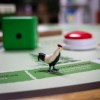 A chicken used as a counter in a boardgame at the Territorial Agrifood Association's discovery centre in Yellowknife. Ollie Williams/Cabin Radio