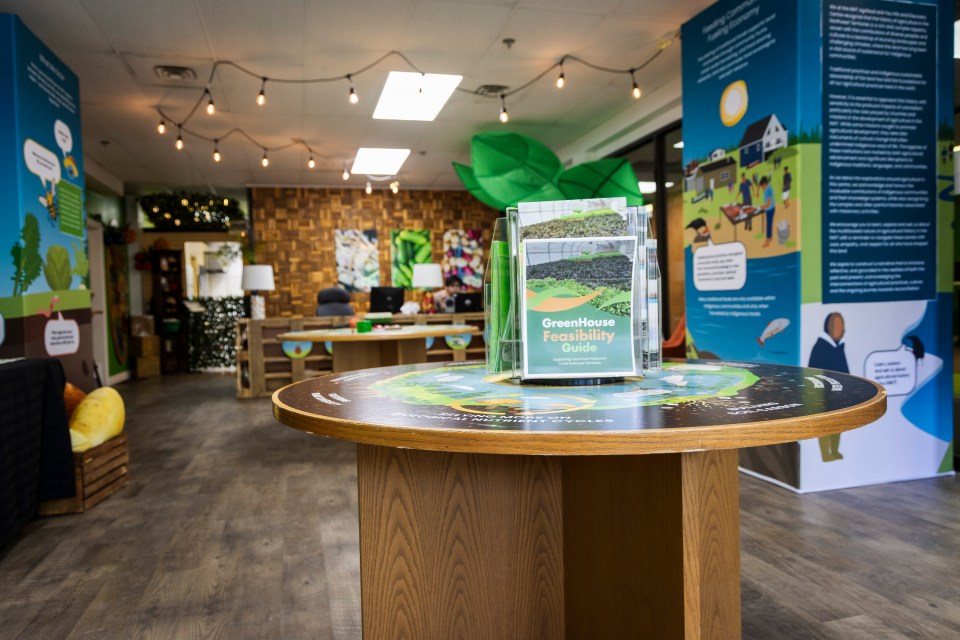 Inside the Territorial Agrifood Association's discovery centre. Ollie Williams/Cabin Radio