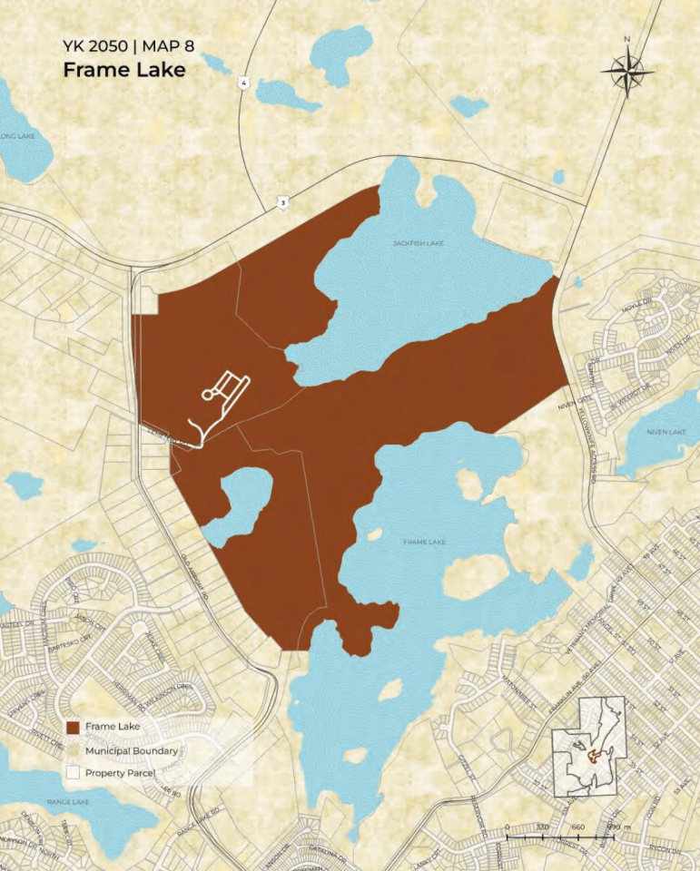How the city defines its new Frame Lake area.
