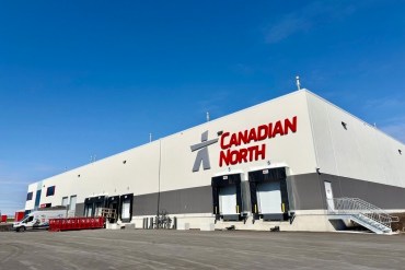 Canadian North's Ottawa cargo facility. Published on Canadian North's Facebook page