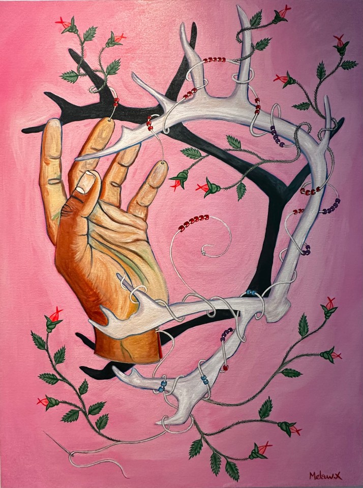 An image of Melaw Nakehk'o's artwork. Photo: Submitted by Melaw Nahkek'o